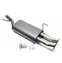 Silenciador trasero deportivo TA Technix Tubo de escape: 2x76 mm DTM con homologación CE e1-0310128  Valido para: Opel Astra G-C