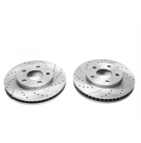 Juego de discos de freno deportivos TA Technix eje delantero perforado + ranurado + ventilado internamente#Número de comparación