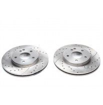 Juego De Discos De Freno Ta Technix Sport Eje Delantero Perforado + Ranurado + Ventilado Internamente Oem-Vergleichsnummer: 2024