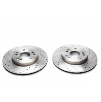 Juego De Discos De Freno Deportivos Ta Technix Va, Perforados + Ranurados + Ventilados Internamente Oem-Vergleichsnummer: 124421