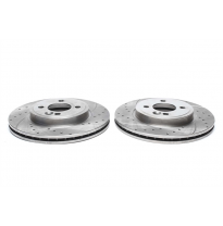 Juego De Discos De Freno Ta Technix Sport Eje Delantero Perforado + Ranurado + Ventilado Internamente .: - Mini 1.6 S Works, Tip