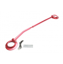 Refuerzo suspension de aluminio TA Technix delantero Color: rojo  Longitud ajustable por rosca