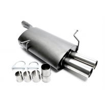 Silenciador trasero deportivo TA Technix Tubo de escape: 2x76 mm redondo/bridado con homologación CE e1-0311374  Valido para: BM