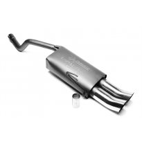 Silenciador trasero deportivo TA Technix Tubo de escape: 2x76 mm DTM con homologación CE e1-0310504  Valido para: Fiat Punto II,