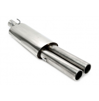 Silenciador trasero TA Technix 2x76mm redondo/bridado acero inoxidable del sistema de acero inoxidable EVOG2A-xx  Valido para: V