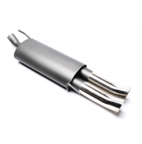 Escape trasero deportivo TA Technix Tubo de escape: 2x76 mm DTM con homologación CE e1-0310132  Valido para: VW Golf III VW