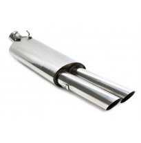 Escape trasero TA Technix  del sistema de escape racing RSG2E276SC  tubo de escape: 2x76mm redondo+afilado  Valido para: VW