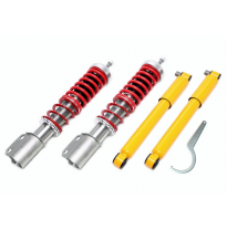 Suspensión Coilover Ta Technix - Versión Profunda El Ajuste Del Eje Trasero Se Realiza Mediante La Barra De Torsión Estándar No