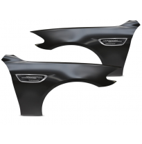 ALETAS DELANTERAS ESTILO DEPORTIVO CON VENTILACIÓN LATERAL CROMADO valido para BMW F10 F11 10-16