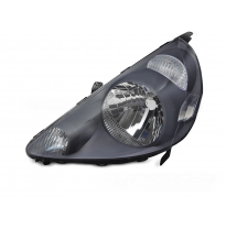 FARO DELANTERO IZQUIERDO NEGRO TYC PARA HONDA JAZZ FIT 02-04