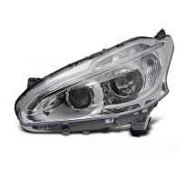FARO CROMADO LED LADO IZQUIERDO TYC PARA PEUGEOT 208 12-15