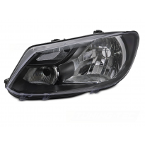 FARO NEGRO LADO IZQUIERDO H4 TYC PARA VW CADDY 11-14