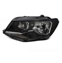 FARO NEGRO LADO IZQUIERDO H4 TYC PARA VW CADDY 15-20