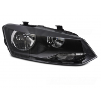 FARO DERECHO NEGRO H7 TYC PARA VW POLO 6R 09-14