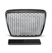 Parrilla Deportiva Audi A6 C6 09-11 Negro Rs-Style