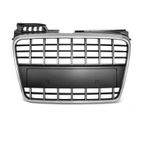 Parrilla Deportiva Cromado Negro Fit Audi A4 B7 04-08