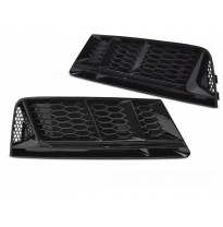 CUBIERTA DE FARO ANTINIEBLA NEGRO BRILLANTE PARA AUDI A4 B9 15-19