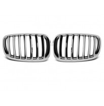 Parrilla Deportiva Bmw X5 E70 X6 E71 08- Cromado