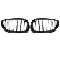 Parrilla Deportiva Bmw E60/E61 07.03-10 Negro Brillante Double Bar M-Look