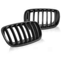 Parrilla Delantera Bmw X5 E70 X6 E71  08- Negro Brillante.