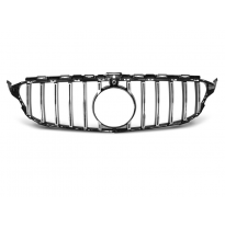 Parrilla Deportiva Negro Cromado Para Mercedes W205 18-