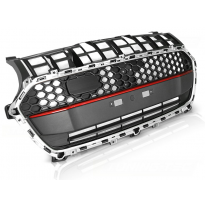 Parrilla Delantera Suzuki Swift Vi 17- Chrome Red Line