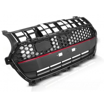 Parrilla Delantera Suzuki Swift Vi 17- Black Red Line Sport Style