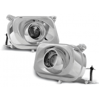 Antinieblas Mercedes W210 95-05.99 Fondo Cromado