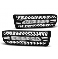 Vw Golf 4 Led 09.97-09.03 Faros Delanteros Luz Diurna Negro