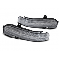 INTERMITENTES DIRECCIÓN LATERAL EN EL ESPEJO LED BLANCO para MERCEDES W203 T203 CL203 00-07 con intermitente dinamico
