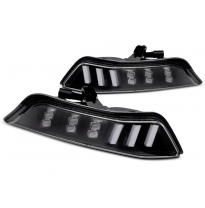 LED Intermitente Dinamico NEGRO DE DIRECCIÓN DELANTERA para FORD MUSTANG 15-17