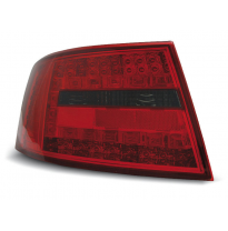 Pilotos Traseros Led Audi A6 C6 Sedan 04.04-08 Rojo Ahumado Led