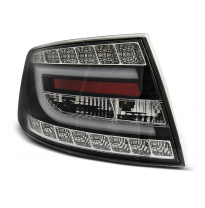 Pilotos Traseros Led Audi A6 C6 Sedan 04.04-08 Negro Led 7pin
