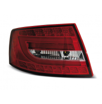 Pilotos Traseros Led Audi A6 C6 Sedan 04.04-08 Rojo/Blanco Led 7pin