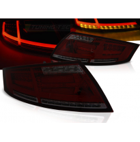 Pilotos Traseros Led Audi Tt 04.06-02.14 Red Smoke Led Bar