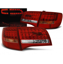 Pilotos Traseros Led Audi A6 C6 05-08 Avant Rojo/Blanco Led