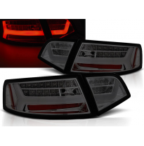 Pilotos Led Audi A6 08-11 Sedan Ahumado Con Intermitentes Dinamicos