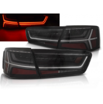 Pilotos Traseros Led Audi A6 C7 11-14 Limousine Ahumado Led Bar Intermitentes Dinamicos