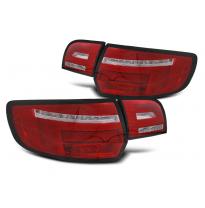 PILOTOS TRASEROS LED ROJA BLANCO compatible con AUDI A3 8P 5D 03-08 con intermitente dinamico