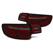 PILOTOS TRASEROS RED SMOKE compatible con AUDI A3 8P 5D 03-08 con intermitente dinamico