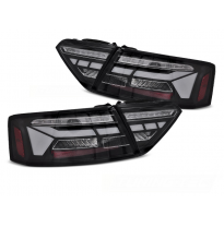 LUCES TRASERAS DE BARRA LED NEGRAS Intermitente Dinamico valido para AUDI A5 11-16