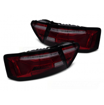PILOTOS TRASEROS LED DE BARRA ROJAS HUMO SEQUENCIALES PARA AUDI A5 11-16 BOMBILLA OEM