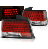 Pilotos Traseros Led Bmw E36 12.90-08.99 Sedan Rojo/Blanco Led