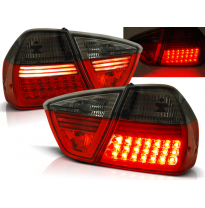 Pilotos Traseros Led Bmw E90 03.05-08.08 Rojo Ahumado Led