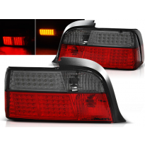 Pilotos Traseros Led Bmw E36 12.90-08.99 Coupe Rojo Ahumado Led