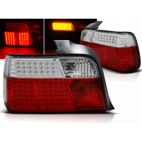 Pilotos Traseros Led Bmw E36 12.90-08.99 Sedan Rojo/Blanco Led