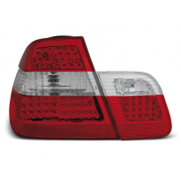 Pilotos Traseros Led Bmw E46 09.01-03.05 Sedan Rojo/Blanco Led