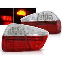 Pilotos Traseros Led Bmw E90 03.05-08.08 Rojo/Blanco Led Indic.