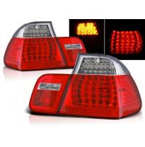 Pilotos Traseros Led Bmw E46 09.01-03.05 Sedan Rojo/Blanco Led