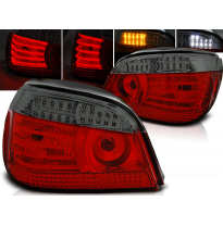 Pilotos Traseros Led Bmw E60 07.03-07 Rojo Ahumado Led